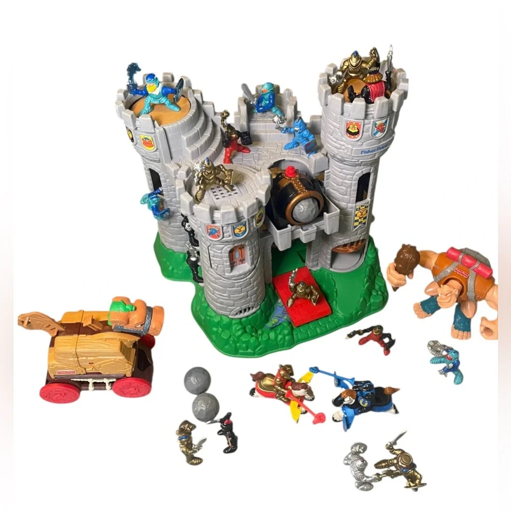 1994 Fisher-Price Great Adventures Castle Knight Action Figures & Accessories